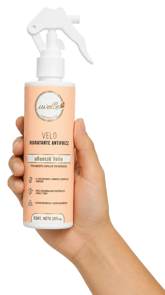 uBouclé Voile — Velo Hidratante Antifrizz