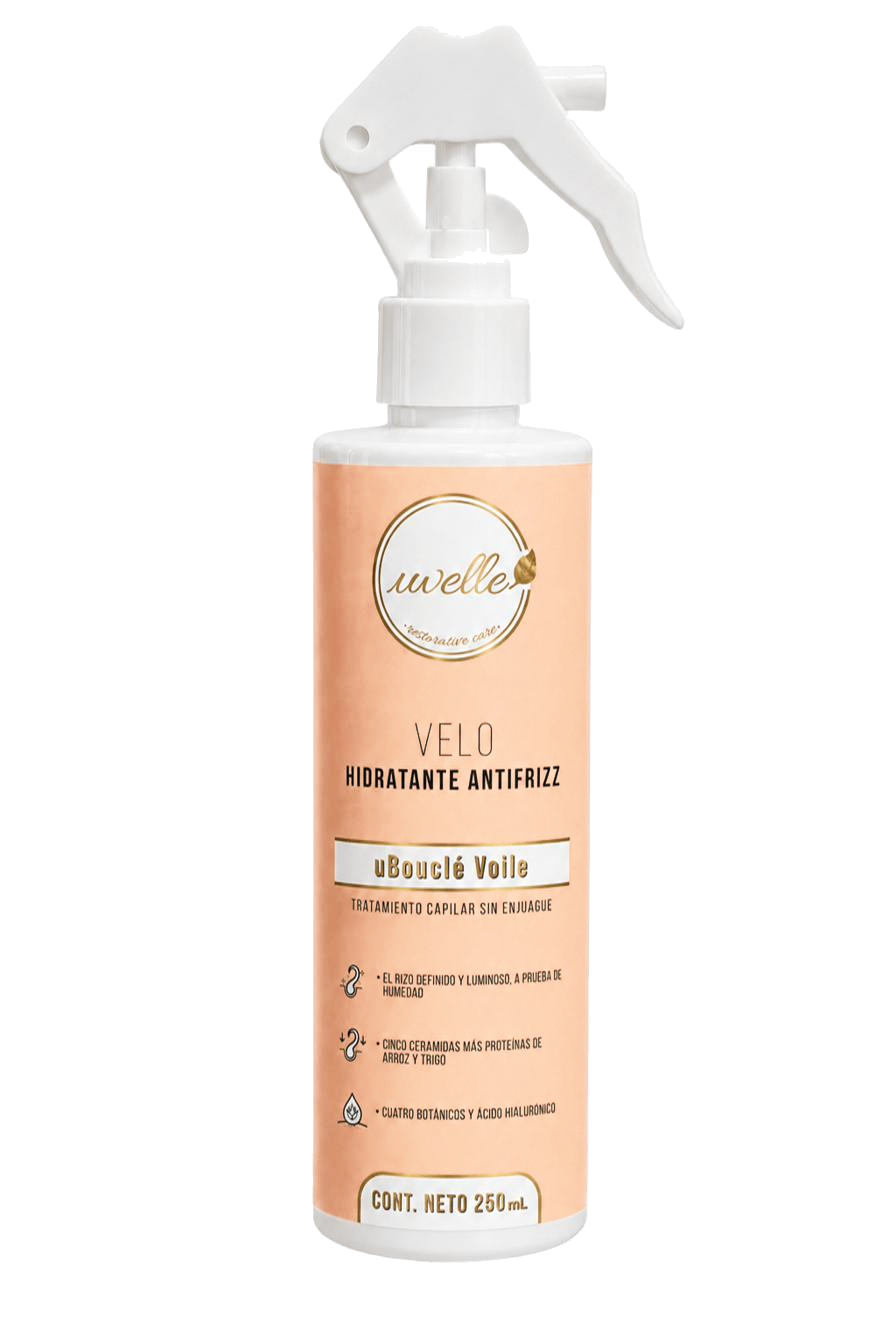 uBouclé Voile · Velo Hidratante Antifrizz
