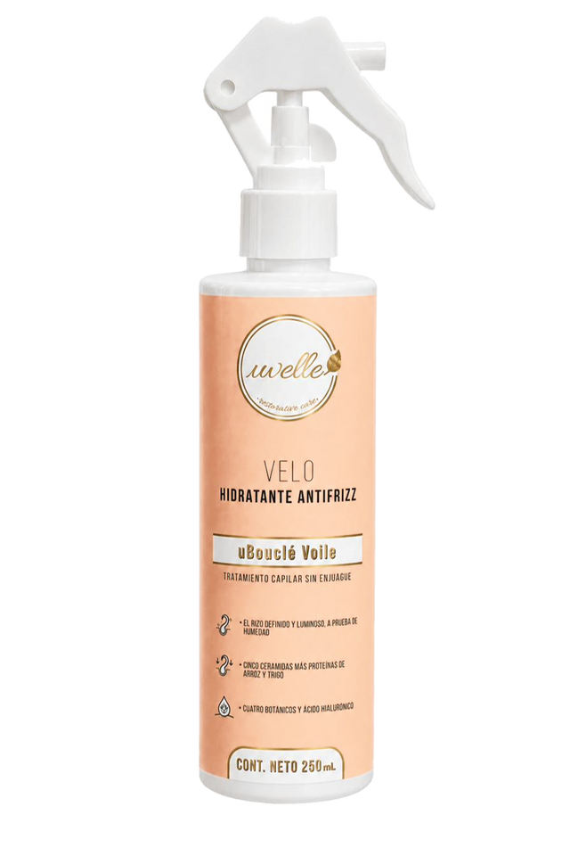 uBouclé Voile — Velo Hidratante Antifrizz